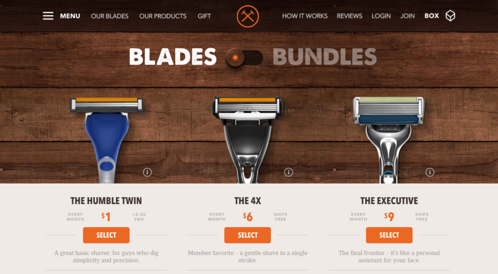 site dollarshave club